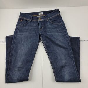 Hudson‎ collin skinny 12" leg opening womens blue 28 denim 3701